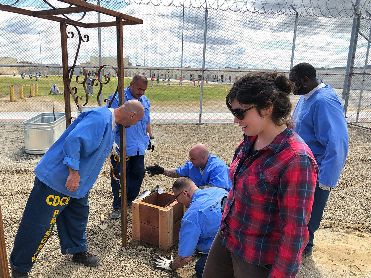 Avenal State Prison garden
